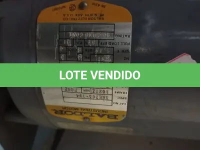 LOTE 123 - 01 EXAUSTOR DUPLA VENTOINHA COM MOTOR 7HP/208-230/480V 3450. (NO ESTADO) ATENÇÃO! FAZER A VISITAÇÃO ANTES DE ARREMATAR, NÃO SABEMOS SE FUNCIONA. LEILÃO NÃO TEM GARANTIA E NEM DEVOLUÇÃO, SUJEITO A POSSÍVEIS AVARIAS VISÍVEIS/OCULTAS E/OU AUSÊNCIA DE COMPONENTES.