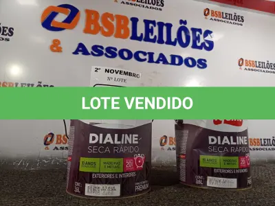 LOTE 226 - 02 GALÕES DE ESMALTE SINTÉTICO IQUINE MADEIRA E METAIS ALTO BRILHO VERDE COLONIAL 3,6L. (NO ESTADO) ATENÇÃO! FAZER A VISITAÇÃO ANTES DE ARREMATAR, NÃO SABEMOS SE FUNCIONA. LEILÃO NÃO TEM GARANTIA E NEM DEVOLUÇÃO, SUJEITO A POSSÍVEIS AVARIAS VISÍVEIS/OCULTAS E/OU AUSÊNCIA DE COMPONENTES.
