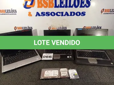 LOTE 066 - 03 NOTEBOOK’S E 03 HARD DISC MARCAS E MODELOS DIVERSOS PARA RETIRADA DE PEÇAS. (NO ESTADO) ATENÇÃO! FAZER A VISITAÇÃO ANTES DE ARREMATAR, NÃO SABEMOS SE FUNCIONA. LEILÃO NÃO TEM GARANTIA E NEM DEVOLUÇÃO, SUJEITO A POSSÍVEIS AVARIAS VISÍVEIS/OCULTAS E/OU AUSÊNCIA DE COMPONENTES.