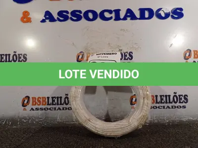 LOTE 330 - 01 ROLO DE CABO FLEXÍVEL 100M 1X2,5MM NA COR BRANCA(NOVO). (NO ESTADO) ATENÇÃO! FAZER A VISITAÇÃO ANTES DE ARREMATAR, NÃO SABEMOS SE FUNCIONA. LEILÃO NÃO TEM GARANTIA E NEM DEVOLUÇÃO, SUJEITO A POSSÍVEIS AVARIAS VISÍVEIS/OCULTAS E/OU AUSÊNCIA DE COMPONENTES.