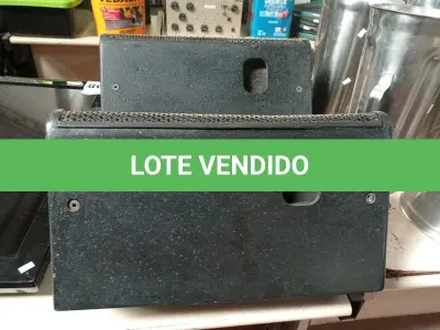 LOTE 307 - 02 CAIXAS DE SOM PASSIVAS HAYONIK EX-110ST. (NO ESTADO) ATENÇÃO! FAZER A VISITAÇÃO ANTES DE ARREMATAR, NÃO SABEMOS SE FUNCIONA. LEILÃO NÃO TEM GARANTIA E NEM DEVOLUÇÃO, SUJEITO A POSSÍVEIS AVARIAS VISÍVEIS/OCULTAS E/OU AUSÊNCIA DE COMPONENTES.