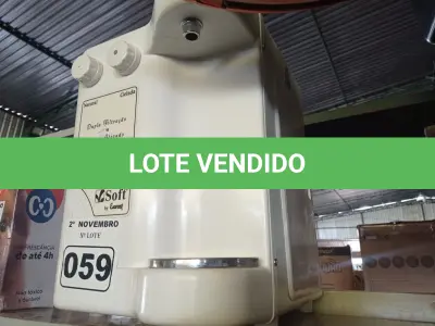 LOTE 059 - 01 PURIFICADOR DE ÁGUA MARCA SOFT. (NO ESTADO) ATENÇÃO! FAZER A VISITAÇÃO ANTES DE ARREMATAR, NÃO SABEMOS SE FUNCIONA. LEILÃO NÃO TEM GARANTIA E NEM DEVOLUÇÃO, SUJEITO A POSSÍVEIS AVARIAS VISÍVEIS/OCULTAS E/OU AUSÊNCIA DE COMPONENTES.