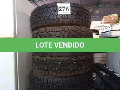 LOTE 276 - 04 PNEUS REMOLD 205/60/16. (NO ESTADO) ATENÇÃO! FAZER A VISITAÇÃO ANTES DE ARREMATAR, NÃO SABEMOS SE FUNCIONA. LEILÃO NÃO TEM GARANTIA E NEM DEVOLUÇÃO, SUJEITO A POSSÍVEIS AVARIAS VISÍVEIS/OCULTAS E/OU AUSÊNCIA DE COMPONENTES.