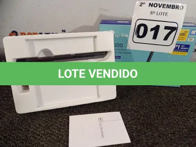 LOTE 017 - 01 ADAPTADOR WIRELESS TPLINK AC 600. (NO ESTADO) ATENÇÃO! FAZER A VISITAÇÃO ANTES DE ARREMATAR, NÃO SABEMOS SE FUNCIONA. LEILÃO NÃO TEM GARANTIA E NEM DEVOLUÇÃO, SUJEITO A POSSÍVEIS AVARIAS VISÍVEIS/OCULTAS E/OU AUSÊNCIA DE COMPONENTES.