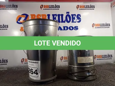 LOTE 264 - 01 LIQUIDIFICADOR INDUSTRIAL. (NO ESTADO) ATENÇÃO! FAZER A VISITAÇÃO ANTES DE ARREMATAR, NÃO SABEMOS SE FUNCIONA. LEILÃO NÃO TEM GARANTIA E NEM DEVOLUÇÃO, SUJEITO A POSSÍVEIS AVARIAS VISÍVEIS/OCULTAS E/OU AUSÊNCIA DE COMPONENTES.