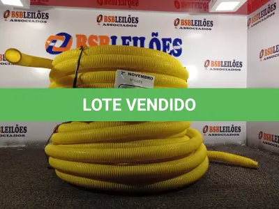 LOTE 149 - 02 ROLOS DE MANGUEIRA CORRUGADA. (NO ESTADO) ATENÇÃO! FAZER A VISITAÇÃO ANTES DE ARREMATAR, NÃO SABEMOS SE FUNCIONA. LEILÃO NÃO TEM GARANTIA E NEM DEVOLUÇÃO, SUJEITO A POSSÍVEIS AVARIAS VISÍVEIS/OCULTAS E/OU AUSÊNCIA DE COMPONENTES.