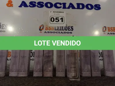 LOTE 051 - 10 PERFUMES LE PETIT 30ML. (NO ESTADO) ATENÇÃO! FAZER A VISITAÇÃO ANTES DE ARREMATAR, NÃO SABEMOS SE FUNCIONA. LEILÃO NÃO TEM GARANTIA E NEM DEVOLUÇÃO, SUJEITO A POSSÍVEIS AVARIAS VISÍVEIS/OCULTAS E/OU AUSÊNCIA DE COMPONENTES.
