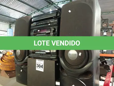 LOTE 304 - 01 APARELHO DE SOM 4X1 GRADIENTE. (NO ESTADO) ATENÇÃO! FAZER A VISITAÇÃO ANTES DE ARREMATAR, NÃO SABEMOS SE FUNCIONA. LEILÃO NÃO TEM GARANTIA E NEM DEVOLUÇÃO, SUJEITO A POSSÍVEIS AVARIAS VISÍVEIS/OCULTAS E/OU AUSÊNCIA DE COMPONENTES.