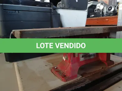 LOTE 234 - 01 PLAINA. (NO ESTADO) ATENÇÃO! FAZER A VISITAÇÃO ANTES DE ARREMATAR, NÃO SABEMOS SE FUNCIONA. LEILÃO NÃO TEM GARANTIA E NEM DEVOLUÇÃO, SUJEITO A POSSÍVEIS AVARIAS VISÍVEIS/OCULTAS E/OU AUSÊNCIA DE COMPONENTES.