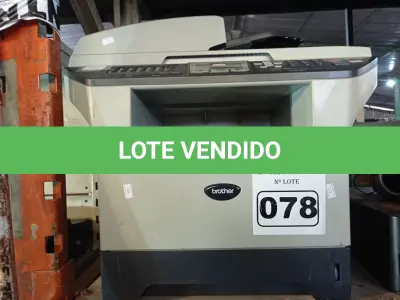 LOTE 078 - 01 IMPRESSORA MULTIFUNCIONAL MARCA BROTHER MODELO MFC-8860DN. (NO ESTADO) ATENÇÃO! FAZER A VISITAÇÃO ANTES DE ARREMATAR, NÃO SABEMOS SE FUNCIONA. LEILÃO NÃO TEM GARANTIA E NEM DEVOLUÇÃO, SUJEITO A POSSÍVEIS AVARIAS VISÍVEIS/OCULTAS E/OU AUSÊNCIA DE COMPONENTES.