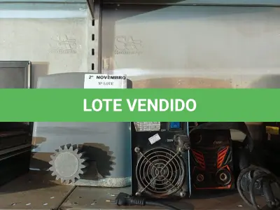 LOTE 065 - 01 MOTOR DE PORTÃO, 02 MAQUINAS DE SOLDA E 01 ESMERILHADEIRA MARCAS E MODELOS DIVERSOS PARA RETIRADA DE PEÇAS. (NO ESTADO) ATENÇÃO! FAZER A VISITAÇÃO ANTES DE ARREMATAR, NÃO SABEMOS SE FUNCIONA. LEILÃO NÃO TEM GARANTIA E NEM DEVOLUÇÃO, SUJEITO A POSSÍVEIS AVARIAS VISÍVEIS/OCULTAS E/OU AUSÊNCIA DE COMPONENTES.