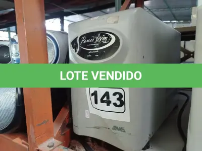 LOTE 143 - 01 NOBREAK SMS 2200VA. (NO ESTADO) ATENÇÃO! FAZER A VISITAÇÃO ANTES DE ARREMATAR, NÃO SABEMOS SE FUNCIONA. LEILÃO NÃO TEM GARANTIA E NEM DEVOLUÇÃO, SUJEITO A POSSÍVEIS AVARIAS VISÍVEIS/OCULTAS E/OU AUSÊNCIA DE COMPONENTES.