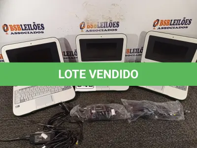 LOTE 048 - 03 NETBOOK’S MARCAS POSITIVO COM FONTE. (NO ESTADO) ATENÇÃO! FAZER A VISITAÇÃO ANTES DE ARREMATAR, NÃO SABEMOS SE FUNCIONA. LEILÃO NÃO TEM GARANTIA E NEM DEVOLUÇÃO, SUJEITO A POSSÍVEIS AVARIAS VISÍVEIS/OCULTAS E/OU AUSÊNCIA DE COMPONENTES.