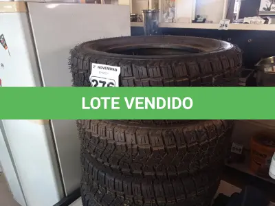 LOTE 276 - 04 PNEUS REMOLD 205/60/16. (NO ESTADO) ATENÇÃO! FAZER A VISITAÇÃO ANTES DE ARREMATAR, NÃO SABEMOS SE FUNCIONA. LEILÃO NÃO TEM GARANTIA E NEM DEVOLUÇÃO, SUJEITO A POSSÍVEIS AVARIAS VISÍVEIS/OCULTAS E/OU AUSÊNCIA DE COMPONENTES.