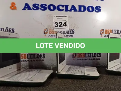 LOTE 324 - 03 NETBOOK’S MARCA POSITIVO. (NO ESTADO) ATENÇÃO! FAZER A VISITAÇÃO ANTES DE ARREMATAR, NÃO SABEMOS SE FUNCIONA. LEILÃO NÃO TEM GARANTIA E NEM DEVOLUÇÃO, SUJEITO A POSSÍVEIS AVARIAS VISÍVEIS/OCULTAS E/OU AUSÊNCIA DE COMPONENTES.
