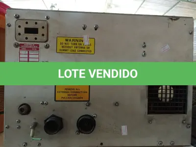 LOTE 228 - 01 EQUIPAMENTO TWT POWER AMPLIFIER RF ASSEMBLY MODELO 600AX. (NO ESTADO) ATENÇÃO! FAZER A VISITAÇÃO ANTES DE ARREMATAR, NÃO SABEMOS SE FUNCIONA. LEILÃO NÃO TEM GARANTIA E NEM DEVOLUÇÃO, SUJEITO A POSSÍVEIS AVARIAS VISÍVEIS/OCULTAS E/OU AUSÊNCIA DE COMPONENTES.