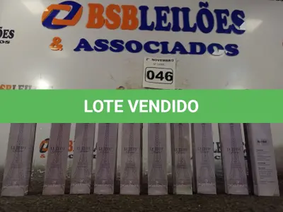 LOTE 046 - 10 PERFUMES LE PETIT 30ML. (NO ESTADO) ATENÇÃO! FAZER A VISITAÇÃO ANTES DE ARREMATAR, NÃO SABEMOS SE FUNCIONA. LEILÃO NÃO TEM GARANTIA E NEM DEVOLUÇÃO, SUJEITO A POSSÍVEIS AVARIAS VISÍVEIS/OCULTAS E/OU AUSÊNCIA DE COMPONENTES.