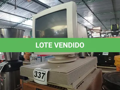 LOTE 337 - 01 MONITOR DE TUBO, 01 SCANNER E 01 APARELHO AC REGULADOR CONTROL/MONITOR MODELO P100A. (NO ESTADO) ATENÇÃO! FAZER A VISITAÇÃO ANTES DE ARREMATAR, NÃO SABEMOS SE FUNCIONA. LEILÃO NÃO TEM GARANTIA E NEM DEVOLUÇÃO, SUJEITO A POSSÍVEIS AVARIAS VISÍVEIS/OCULTAS E/OU AUSÊNCIA DE COMPONENTES.