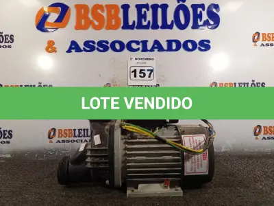 LOTE 157 - 01 BOMBA D’AGUA PARA BANHEIRA DE HIDROMASSAGEM. (NO ESTADO) ATENÇÃO! FAZER A VISITAÇÃO ANTES DE ARREMATAR, NÃO SABEMOS SE FUNCIONA. LEILÃO NÃO TEM GARANTIA E NEM DEVOLUÇÃO, SUJEITO A POSSÍVEIS AVARIAS VISÍVEIS/OCULTAS E/OU AUSÊNCIA DE COMPONENTES.