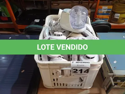 LOTE 214 - 01 LOTE COM GRANDE QUANTIDADE DETECTORES DE FUMAÇA. (NO ESTADO) ATENÇÃO! FAZER A VISITAÇÃO ANTES DE ARREMATAR, NÃO SABEMOS SE FUNCIONA. LEILÃO NÃO TEM GARANTIA E NEM DEVOLUÇÃO, SUJEITO A POSSÍVEIS AVARIAS VISÍVEIS/OCULTAS E/OU AUSÊNCIA DE COMPONENTES.