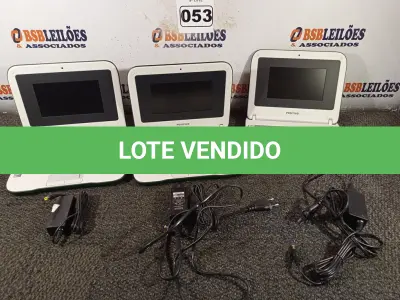 LOTE 053 - 03 NETBOOK’S MARCAS POSITIVO COM FONTE. (NO ESTADO) ATENÇÃO! FAZER A VISITAÇÃO ANTES DE ARREMATAR, NÃO SABEMOS SE FUNCIONA. LEILÃO NÃO TEM GARANTIA E NEM DEVOLUÇÃO, SUJEITO A POSSÍVEIS AVARIAS VISÍVEIS/OCULTAS E/OU AUSÊNCIA DE COMPONENTES.