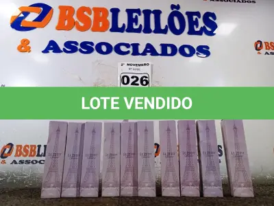 LOTE 026 - 10 PERFUMES LE PETIT 30ML. (NO ESTADO) ATENÇÃO! FAZER A VISITAÇÃO ANTES DE ARREMATAR, NÃO SABEMOS SE FUNCIONA. LEILÃO NÃO TEM GARANTIA E NEM DEVOLUÇÃO, SUJEITO A POSSÍVEIS AVARIAS VISÍVEIS/OCULTAS E/OU AUSÊNCIA DE COMPONENTES.