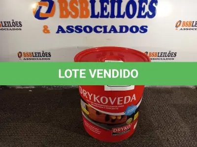 LOTE 201 - 01 BALDE DE DRYKOVEDA, ADITIVO IMPERMEABILIZANTE PARA ARGAMASSA E CONCRETO. (NO ESTADO) ATENÇÃO! FAZER A VISITAÇÃO ANTES DE ARREMATAR, NÃO SABEMOS SE FUNCIONA. LEILÃO NÃO TEM GARANTIA E NEM DEVOLUÇÃO, SUJEITO A POSSÍVEIS AVARIAS VISÍVEIS/OCULTAS E/OU AUSÊNCIA DE COMPONENTES.