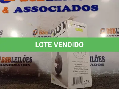 LOTE 031 - 01 HEADPHONE STÉREO KA-916. (NO ESTADO) ATENÇÃO! FAZER A VISITAÇÃO ANTES DE ARREMATAR, NÃO SABEMOS SE FUNCIONA. LEILÃO NÃO TEM GARANTIA E NEM DEVOLUÇÃO, SUJEITO A POSSÍVEIS AVARIAS VISÍVEIS/OCULTAS E/OU AUSÊNCIA DE COMPONENTES.