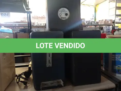 LOTE 362 - 03 CAIXAS DE SOM PASSIVAS WGK. (NO ESTADO) ATENÇÃO! FAZER A VISITAÇÃO ANTES DE ARREMATAR, NÃO SABEMOS SE FUNCIONA. LEILÃO NÃO TEM GARANTIA E NEM DEVOLUÇÃO, SUJEITO A POSSÍVEIS AVARIAS VISÍVEIS/OCULTAS E/OU AUSÊNCIA DE COMPONENTES.