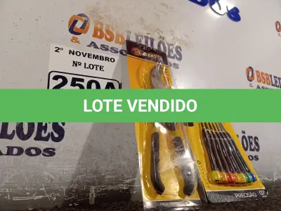 LOTE 250 - 01 ALICATE DE PODA E 01 KIT DE CHAVES TORX. (NO ESTADO) ATENÇÃO! FAZER A VISITAÇÃO ANTES DE ARREMATAR, NÃO SABEMOS SE FUNCIONA. LEILÃO NÃO TEM GARANTIA E NEM DEVOLUÇÃO, SUJEITO A POSSÍVEIS AVARIAS VISÍVEIS/OCULTAS E/OU AUSÊNCIA DE COMPONENTES.