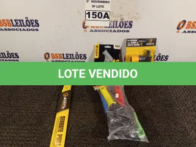 LOTE 150 - 01 KIT DE JARDINAGEM. (NO ESTADO) ATENÇÃO! FAZER A VISITAÇÃO ANTES DE ARREMATAR, NÃO SABEMOS SE FUNCIONA. LEILÃO NÃO TEM GARANTIA E NEM DEVOLUÇÃO, SUJEITO A POSSÍVEIS AVARIAS VISÍVEIS/OCULTAS E/OU AUSÊNCIA DE COMPONENTES.