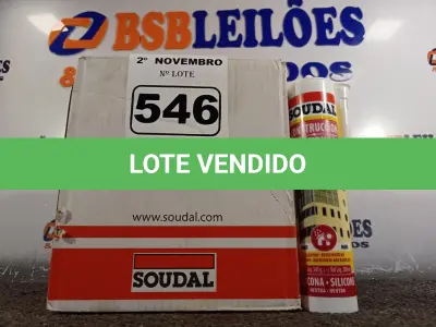 LOTE 546 - 12 TUBOS DE SILICONE NEUTRO PARA CONSTRUÇÃO 340G. (NO ESTADO) ATENÇÃO! FAZER A VISITAÇÃO ANTES DE ARREMATAR, NÃO SABEMOS SE FUNCIONA. LEILÃO NÃO TEM GARANTIA E NEM DEVOLUÇÃO, SUJEITO A POSSÍVEIS AVARIAS VISÍVEIS/OCULTAS E/OU AUSÊNCIA DE COMPONENTES.