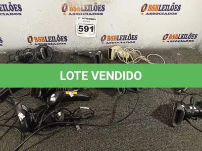LOTE 591 - 01 LOTE COM VÁRIOS LEITORES DE CÓDIGO DE BARRAS. (NO ESTADO) ATENÇÃO! FAZER A VISITAÇÃO ANTES DE ARREMATAR, NÃO SABEMOS SE FUNCIONA. LEILÃO NÃO TEM GARANTIA E NEM DEVOLUÇÃO, SUJEITO A POSSÍVEIS AVARIAS VISÍVEIS/OCULTAS E/OU AUSÊNCIA DE COMPONENTES.