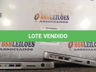 LOTE 400 - 02 TERMINAIS WYSE. (NO ESTADO) ATENÇÃO! FAZER A VISITAÇÃO ANTES DE ARREMATAR, NÃO SABEMOS SE FUNCIONA. LEILÃO NÃO TEM GARANTIA E NEM DEVOLUÇÃO, SUJEITO A POSSÍVEIS AVARIAS VISÍVEIS/OCULTAS E/OU AUSÊNCIA DE COMPONENTES.