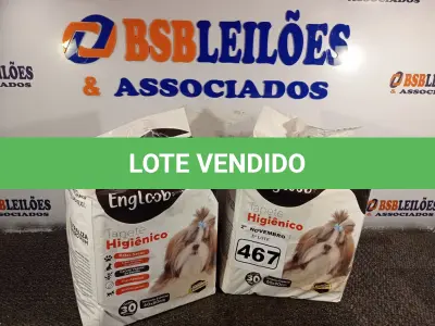 LOTE 467 - 02 PACOTES DE TAPETE HIGIÊNICO COM 30 UNIDADES. (NO ESTADO) ATENÇÃO! FAZER A VISITAÇÃO ANTES DE ARREMATAR, NÃO SABEMOS SE FUNCIONA. LEILÃO NÃO TEM GARANTIA E NEM DEVOLUÇÃO, SUJEITO A POSSÍVEIS AVARIAS VISÍVEIS/OCULTAS E/OU AUSÊNCIA DE COMPONENTES.