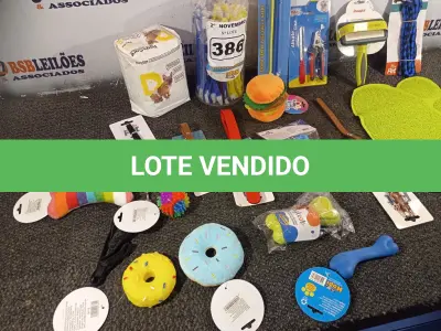 LOTE 386 - 01 KIT DE ACESSÓRIOS PARA PET. (NO ESTADO) ATENÇÃO! FAZER A VISITAÇÃO ANTES DE ARREMATAR, NÃO SABEMOS SE FUNCIONA. LEILÃO NÃO TEM GARANTIA E NEM DEVOLUÇÃO, SUJEITO A POSSÍVEIS AVARIAS VISÍVEIS/OCULTAS E/OU AUSÊNCIA DE COMPONENTES.