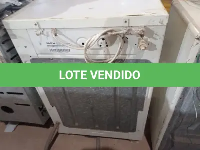 LOTE 489 - 01 LAVADORA DE ROUPAS MARCA BOSCH 220V. (NO ESTADO) ATENÇÃO! FAZER A VISITAÇÃO ANTES DE ARREMATAR, NÃO SABEMOS SE FUNCIONA. LEILÃO NÃO TEM GARANTIA E NEM DEVOLUÇÃO, SUJEITO A POSSÍVEIS AVARIAS VISÍVEIS/OCULTAS E/OU AUSÊNCIA DE COMPONENTES.