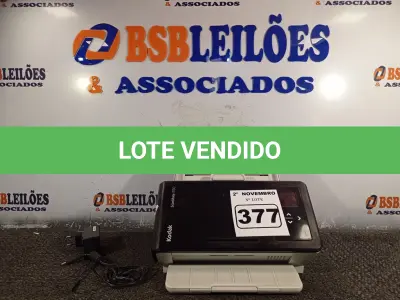 LOTE 377 - 01 SCANNER MARCA KODAK. (NO ESTADO) ATENÇÃO! FAZER A VISITAÇÃO ANTES DE ARREMATAR, NÃO SABEMOS SE FUNCIONA. LEILÃO NÃO TEM GARANTIA E NEM DEVOLUÇÃO, SUJEITO A POSSÍVEIS AVARIAS VISÍVEIS/OCULTAS E/OU AUSÊNCIA DE COMPONENTES.