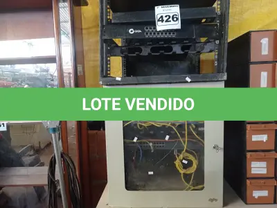 LOTE 426 - 01 CPU, 02 RACK’S E 02 SWITCHES MARCAS E MODELOS DIVERSOS. (NO ESTADO) ATENÇÃO! FAZER A VISITAÇÃO ANTES DE ARREMATAR, NÃO SABEMOS SE FUNCIONA. LEILÃO NÃO TEM GARANTIA E NEM DEVOLUÇÃO, SUJEITO A POSSÍVEIS AVARIAS VISÍVEIS/OCULTAS E/OU AUSÊNCIA DE COMPONENTES.