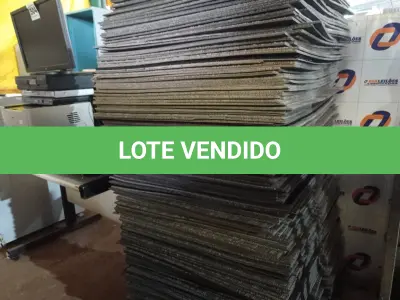 LOTE 502 - 01 LOTE COM GRANDE QUANTIDADE DE TAPETES EMBORRACHADOS. (NO ESTADO) ATENÇÃO! FAZER A VISITAÇÃO ANTES DE ARREMATAR, NÃO SABEMOS SE FUNCIONA. LEILÃO NÃO TEM GARANTIA E NEM DEVOLUÇÃO, SUJEITO A POSSÍVEIS AVARIAS VISÍVEIS/OCULTAS E/OU AUSÊNCIA DE COMPONENTES.