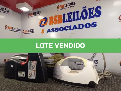 LOTE 594 - 01 ASSENTO ELEVATÓRIO, 01 BANQUETA DOBRÁVEL E 01 FERRO DE PASSAR. (NO ESTADO) ATENÇÃO! FAZER A VISITAÇÃO ANTES DE ARREMATAR, NÃO SABEMOS SE FUNCIONA. LEILÃO NÃO TEM GARANTIA E NEM DEVOLUÇÃO, SUJEITO A POSSÍVEIS AVARIAS VISÍVEIS/OCULTAS E/OU AUSÊNCIA DE COMPONENTES.