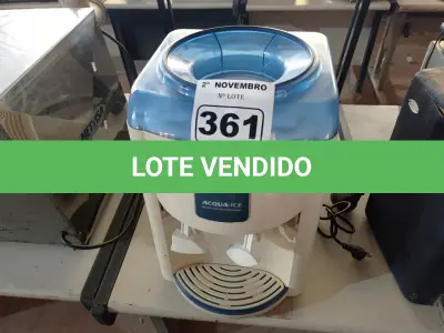 LOTE 361 - 01 BEBEDOURO PARA GARRAFÃO REFRIGERADO 220V. (NO ESTADO) ATENÇÃO! FAZER A VISITAÇÃO ANTES DE ARREMATAR, NÃO SABEMOS SE FUNCIONA. LEILÃO NÃO TEM GARANTIA E NEM DEVOLUÇÃO, SUJEITO A POSSÍVEIS AVARIAS VISÍVEIS/OCULTAS E/OU AUSÊNCIA DE COMPONENTES.