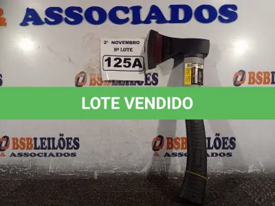 LOTE 125 - 01 MACHADINHA CAÇA E PESCA COM CABO EMBORRACHADO. (NO ESTADO) ATENÇÃO! FAZER A VISITAÇÃO ANTES DE ARREMATAR, NÃO SABEMOS SE FUNCIONA. LEILÃO NÃO TEM GARANTIA E NEM DEVOLUÇÃO, SUJEITO A POSSÍVEIS AVARIAS VISÍVEIS/OCULTAS E/OU AUSÊNCIA DE COMPONENTES.