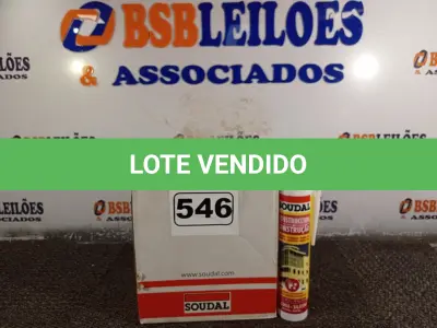 LOTE 546 - 12 TUBOS DE SILICONE NEUTRO PARA CONSTRUÇÃO 340G. (NO ESTADO) ATENÇÃO! FAZER A VISITAÇÃO ANTES DE ARREMATAR, NÃO SABEMOS SE FUNCIONA. LEILÃO NÃO TEM GARANTIA E NEM DEVOLUÇÃO, SUJEITO A POSSÍVEIS AVARIAS VISÍVEIS/OCULTAS E/OU AUSÊNCIA DE COMPONENTES.