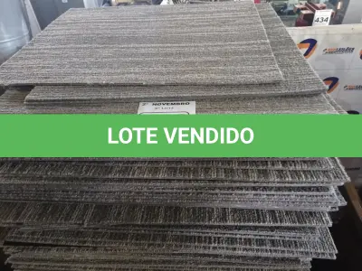 LOTE 502 - 01 LOTE COM GRANDE QUANTIDADE DE TAPETES EMBORRACHADOS. (NO ESTADO) ATENÇÃO! FAZER A VISITAÇÃO ANTES DE ARREMATAR, NÃO SABEMOS SE FUNCIONA. LEILÃO NÃO TEM GARANTIA E NEM DEVOLUÇÃO, SUJEITO A POSSÍVEIS AVARIAS VISÍVEIS/OCULTAS E/OU AUSÊNCIA DE COMPONENTES.