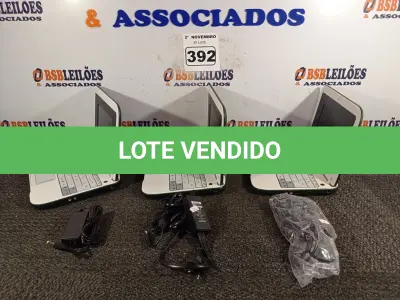 LOTE 392 - 03 NETBOOK’S MARCAS POSITIVO COM FONTE. (NO ESTADO) ATENÇÃO! FAZER A VISITAÇÃO ANTES DE ARREMATAR, NÃO SABEMOS SE FUNCIONA. LEILÃO NÃO TEM GARANTIA E NEM DEVOLUÇÃO, SUJEITO A POSSÍVEIS AVARIAS VISÍVEIS/OCULTAS E/OU AUSÊNCIA DE COMPONENTES.