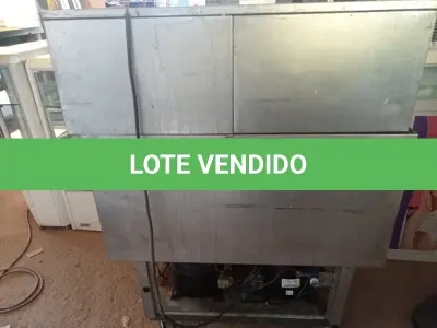 LOTE 420 - 01 MÁQUINA DE GELO. (NO ESTADO) ATENÇÃO! FAZER A VISITAÇÃO ANTES DE ARREMATAR, NÃO SABEMOS SE FUNCIONA. LEILÃO NÃO TEM GARANTIA E NEM DEVOLUÇÃO, SUJEITO A POSSÍVEIS AVARIAS VISÍVEIS/OCULTAS E/OU AUSÊNCIA DE COMPONENTES.