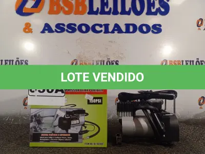 LOTE 030 - 01 COMPRESSOR DE AR PORTÁTIL 12V, 150PSI. (NO ESTADO) ATENÇÃO! FAZER A VISITAÇÃO ANTES DE ARREMATAR, NÃO SABEMOS SE FUNCIONA. LEILÃO NÃO TEM GARANTIA E NEM DEVOLUÇÃO, SUJEITO A POSSÍVEIS AVARIAS VISÍVEIS/OCULTAS E/OU AUSÊNCIA DE COMPONENTES.