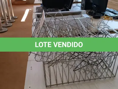 LOTE 013 - DIVERSAS CESTAS DE INOX (NO ESTADO. LEILÃO NÃO TEM GARANTIA E NEM DEVOLUÇÃO).