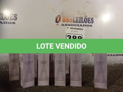 LOTE 388 - 10 PERFUMES LE PETIT 30ML. (NO ESTADO) ATENÇÃO! FAZER A VISITAÇÃO ANTES DE ARREMATAR, NÃO SABEMOS SE FUNCIONA. LEILÃO NÃO TEM GARANTIA E NEM DEVOLUÇÃO, SUJEITO A POSSÍVEIS AVARIAS VISÍVEIS/OCULTAS E/OU AUSÊNCIA DE COMPONENTES.